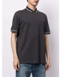 dunkelgraues Polohemd von Emporio Armani