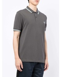 dunkelgraues Polohemd von Fred Perry