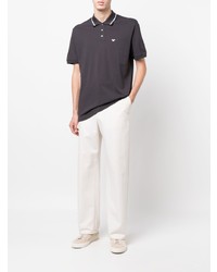 dunkelgraues Polohemd von Emporio Armani