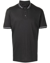 dunkelgraues Polohemd von Emporio Armani