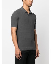 dunkelgraues Polohemd von Zegna