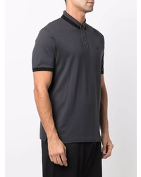 dunkelgraues Polohemd von Emporio Armani