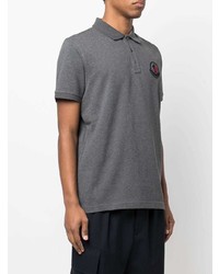 dunkelgraues Polohemd von Moncler