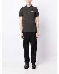 dunkelgraues Polohemd von Ea7 Emporio Armani