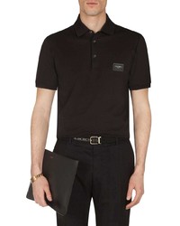 dunkelgraues Polohemd von Dolce & Gabbana