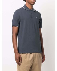 dunkelgraues Polohemd von Emporio Armani