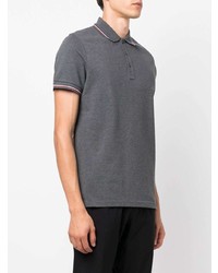 dunkelgraues Polohemd von Moncler