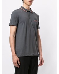 dunkelgraues Polohemd von Ea7 Emporio Armani