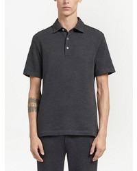 dunkelgraues Polohemd von Zegna