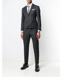 dunkelgraues Sakko mit Karomuster von Thom Browne