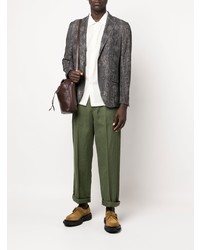 dunkelgraues Sakko mit Paisley-Muster von Etro