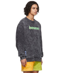 dunkelgraues Mit Batikmuster Sweatshirt von McQ