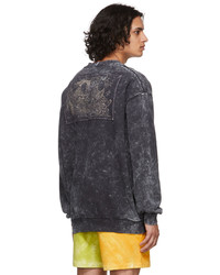 dunkelgraues Mit Batikmuster Sweatshirt von McQ