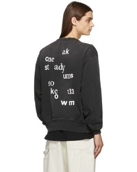 dunkelgraues Sweatshirt von Acne Studios