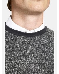 dunkelgraues Sweatshirt von Charles Colby