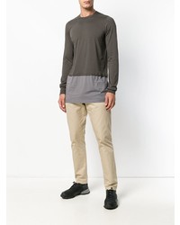 dunkelgraues Sweatshirt von Rick Owens DRKSHDW