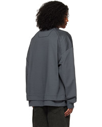 dunkelgraues Sweatshirt von Juun.J