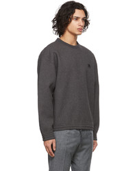 dunkelgraues Sweatshirt von AMI Alexandre Mattiussi