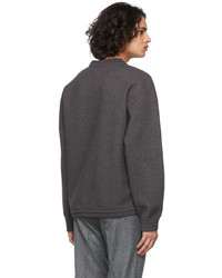 dunkelgraues Sweatshirt von AMI Alexandre Mattiussi