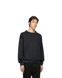 dunkelgraues Sweatshirt von Lemaire