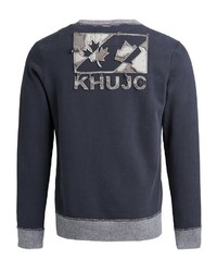 dunkelgraues Sweatshirt von khujo