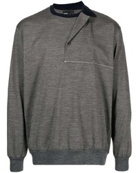 dunkelgraues Sweatshirt von Kolor
