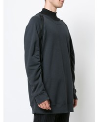 dunkelgraues Sweatshirt von Ann Demeulemeester
