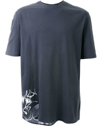 dunkelgraues T-Shirt mit einem Rundhalsausschnitt von 3.1 Phillip Lim