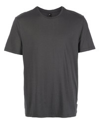 dunkelgraues T-Shirt mit einem Rundhalsausschnitt von AG Jeans