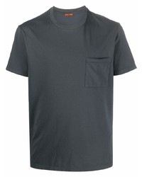 dunkelgraues T-Shirt mit einem Rundhalsausschnitt von Barena