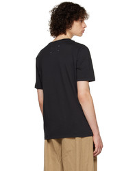 dunkelgraues T-Shirt mit einem Rundhalsausschnitt von Maison Margiela