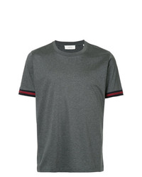 dunkelgraues T-Shirt mit einem Rundhalsausschnitt von Cerruti 1881