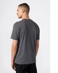 dunkelgraues T-Shirt mit einem Rundhalsausschnitt von Champion