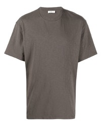 dunkelgraues T-Shirt mit einem Rundhalsausschnitt von Closed