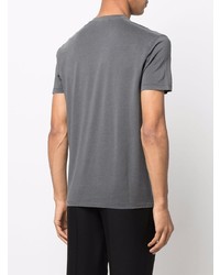 dunkelgraues T-Shirt mit einem Rundhalsausschnitt von Tom Ford