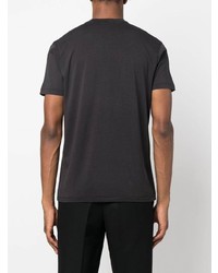 dunkelgraues T-Shirt mit einem Rundhalsausschnitt von Tom Ford