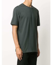 dunkelgraues T-Shirt mit einem Rundhalsausschnitt von The Row
