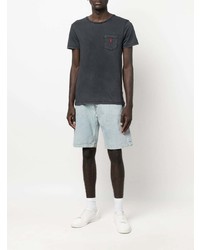 dunkelgraues T-Shirt mit einem Rundhalsausschnitt von Polo Ralph Lauren