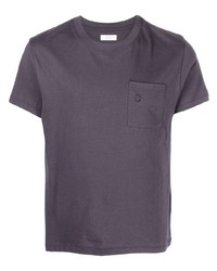 dunkelgraues T-Shirt mit einem Rundhalsausschnitt von ERL