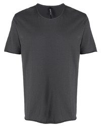 dunkelgraues T-Shirt mit einem Rundhalsausschnitt von Giorgio Brato