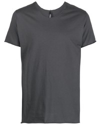 dunkelgraues T-Shirt mit einem Rundhalsausschnitt von Giorgio Brato