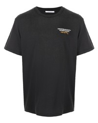 dunkelgraues T-Shirt mit einem Rundhalsausschnitt von Liberaiders
