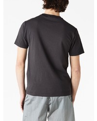 dunkelgraues T-Shirt mit einem Rundhalsausschnitt von Stone Island