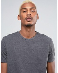 dunkelgraues T-Shirt mit einem Rundhalsausschnitt von Asos