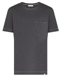 dunkelgraues T-Shirt mit einem Rundhalsausschnitt von Orlebar Brown