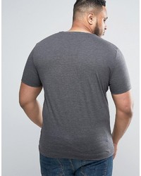 dunkelgraues T-Shirt mit einem Rundhalsausschnitt von Asos