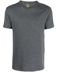 dunkelgraues T-Shirt mit einem Rundhalsausschnitt von Polo Ralph Lauren