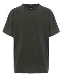 dunkelgraues T-Shirt mit einem Rundhalsausschnitt von Represent