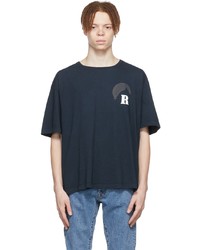 dunkelgraues T-Shirt mit einem Rundhalsausschnitt von Rhude