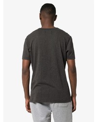 dunkelgraues T-Shirt mit einem Rundhalsausschnitt von Reigning Champ